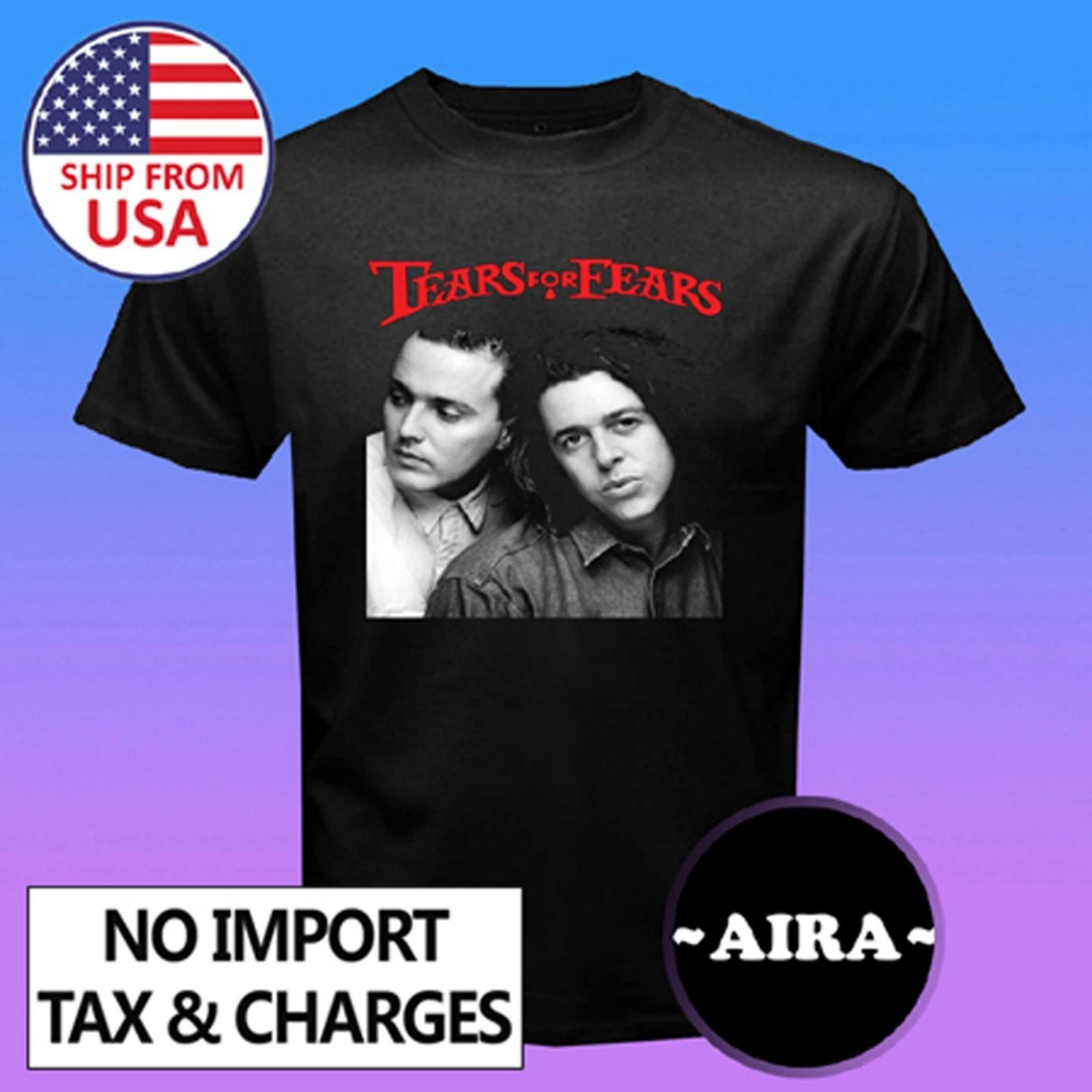 

TEARS FOR FEARS Men s Black Size S-5XL L