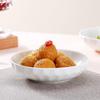 Sky Top Crystal Series 4.75-inch Bone China Snack Plates - Set of 4