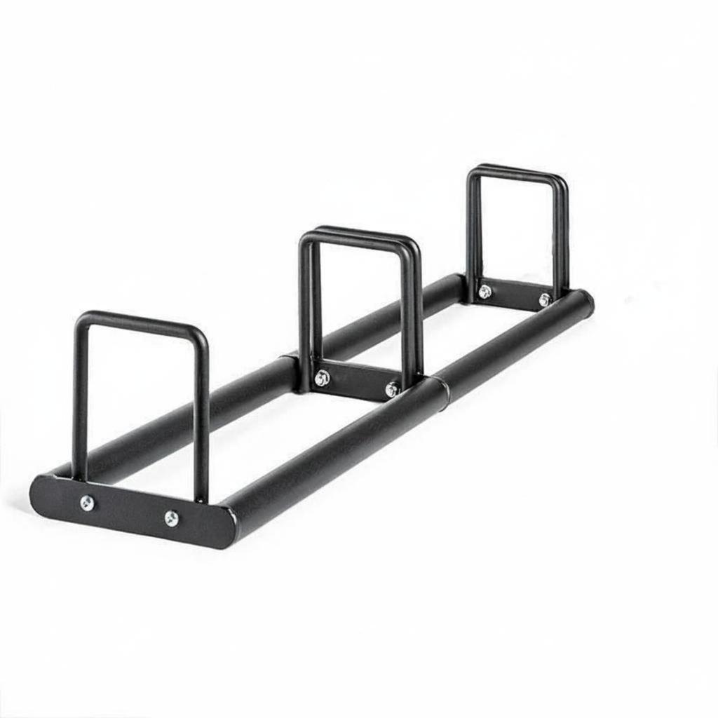 Fitness Disc Storage Stand Multi Use Plate Rack Heavy-Duty Barbell