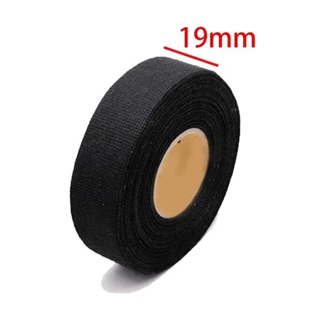 Electrical Tape Car Wiring Cloth Fabric Tape 9mm/15mm/19mm/25mm Adhesive Tapes Heat-resistant Auto Harness Cable Organizer Amagi