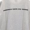 Supreme 21FW Made in USA America Eats Its Young Short sleeve T-shirt M Men's Used