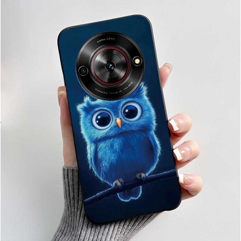 Phone Casing For ZTE Blade A75 5G Z2357N Nubia Focus 5G Case Luxury Dragon Cute Cool Boys Girls Black Soft TPU Back Shell Cover