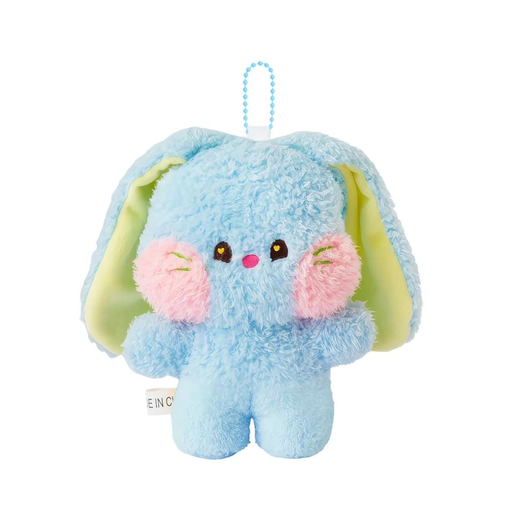 Plush Doll With Bead Chain Backpack Pendant Plush Doll