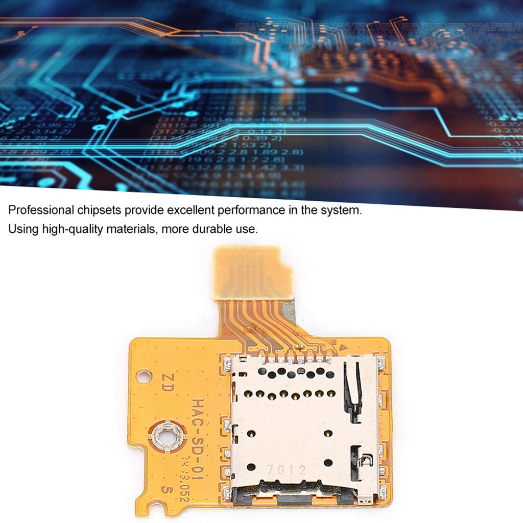 Replacement Memory Card Slot Memory Card Slot Replacement Part Memory Card Holder Card Card Reader for Host