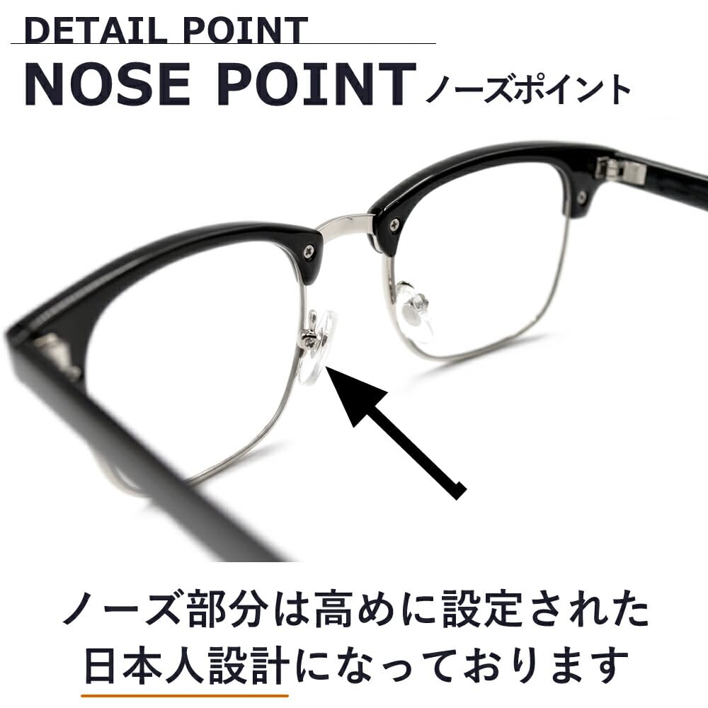 Sunglasses for Men and UV Fashion Clubmaster Clear Lenses [MERRY PLEASURE] Women, Protection, Glasses, Browline, Style,