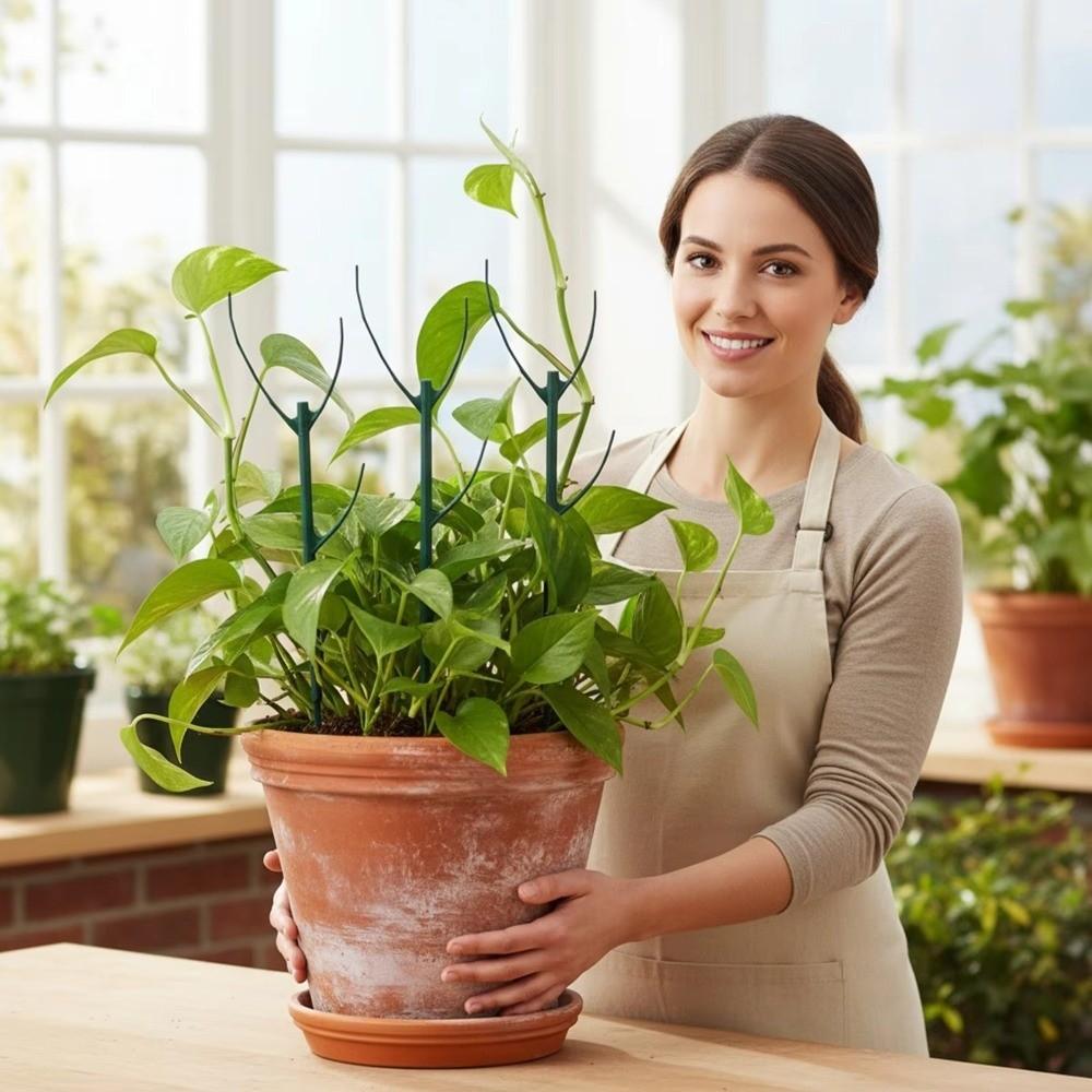 Prevent Tipping Over Climbing Vine Stake Flower Pot Trellis Garden Plant Stake  Greenhouse