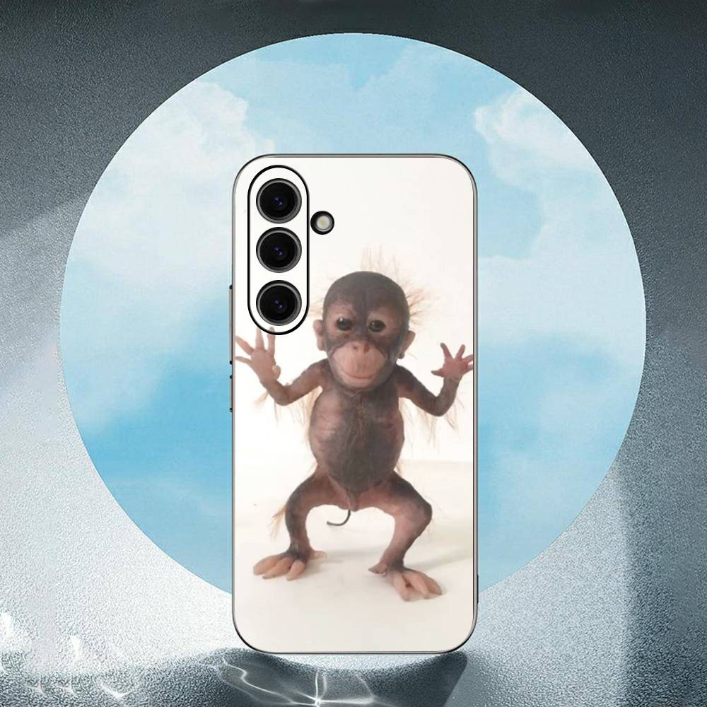 Affe Abstrakt Lustig Luxuriös Schwarz Handyhülle Für Samsung Galaxy S23 S24 S25 Ultra S22 Plus S21