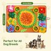 Avont Snuffle Mat for Dogs, Sniff Activity Interactive Sniffing Feeding Puzzle Slow Feeder for Puppies Cats Pets, Stress Relief Foraging Skills Brain