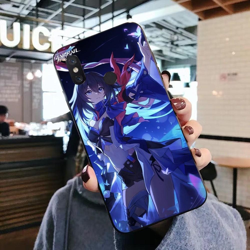 

Honkai Game S-Star R-Rail Phone Case For Xiaomi Mi 5X 8 9 10 11 12 Lite Pro 10T PocoX3pro PocoM3 Note 10 Pro Lite Xiaomi Note 10Lite