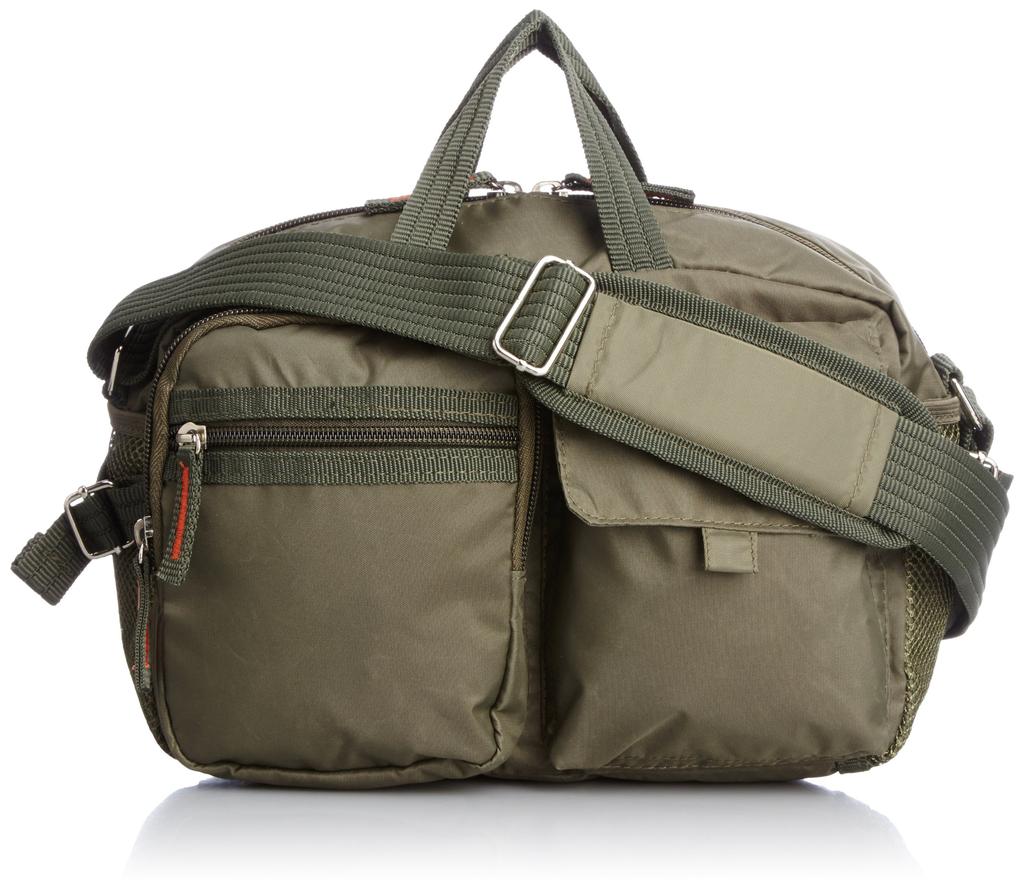 AOT Bonded Shoulder Bag with E One Size Handle, 1802-E990-01, Khaki,