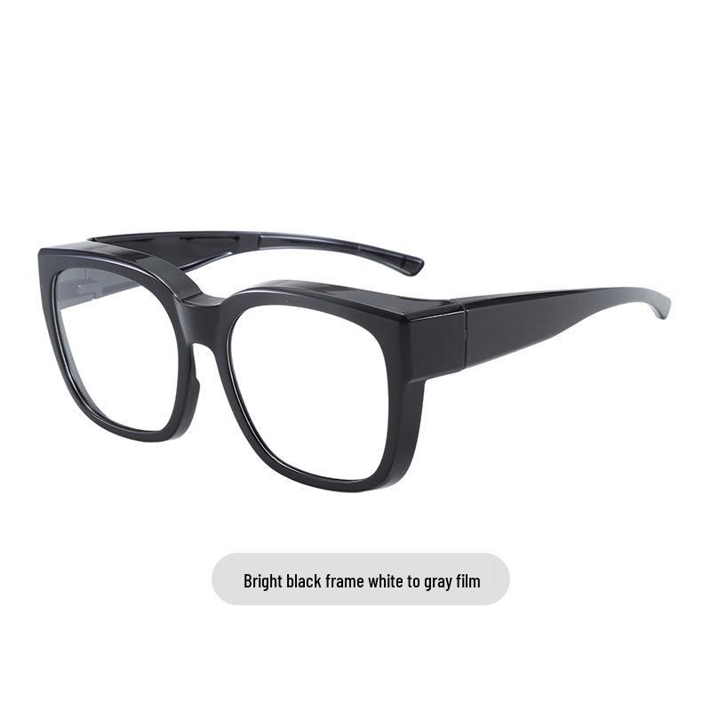 TR Polarized Cycling Glasses: Dual-use Myopia Clip-on, Fashionable Photochromic Sunglasses