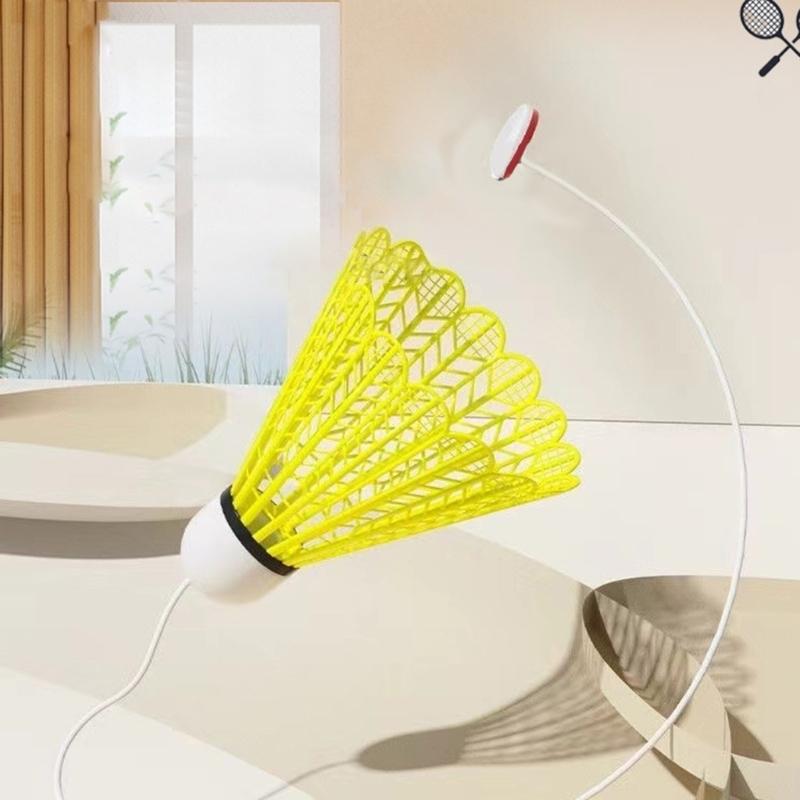 Glowing Badminton Trainer Badminton Practice Profession Stretch Badminton Training Tool Self Study Shuttlecock Rebounds