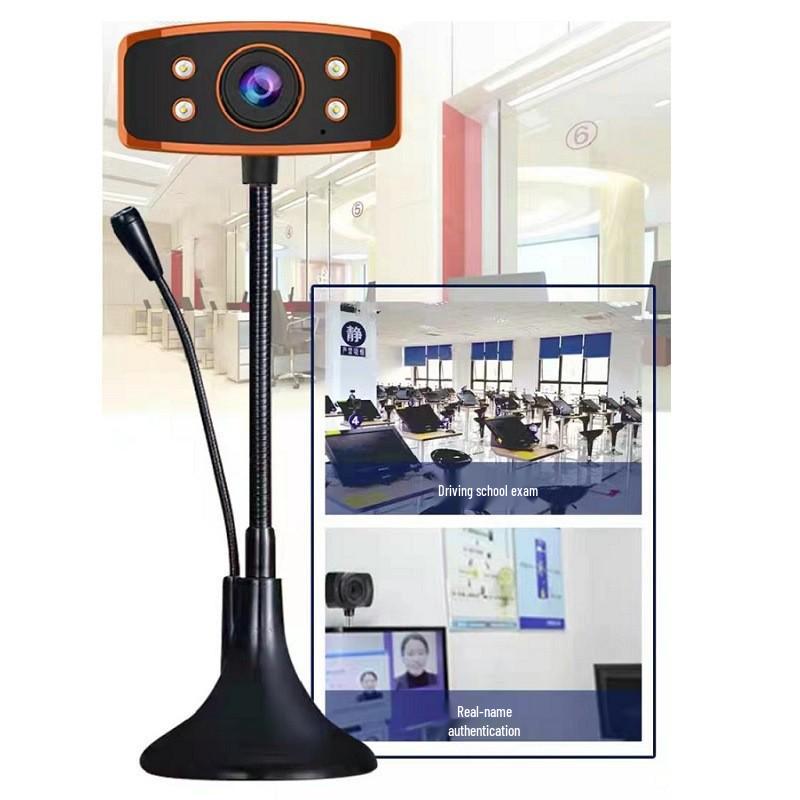 

High-Leg USB 1080P HD Webcam with Integrated Microphone for Computers and Laptops