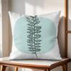 Simple Plant Cushion Cover Natural Linen Organic Fabric DoubleSided Printing Couch Pillow Covers Home Decor