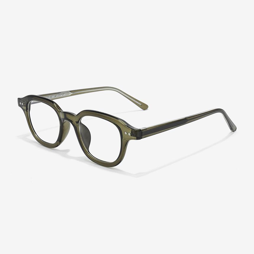 Seutailwokeu Style5 Kk_Khaki Transparent Stylework Eyeglass Frames