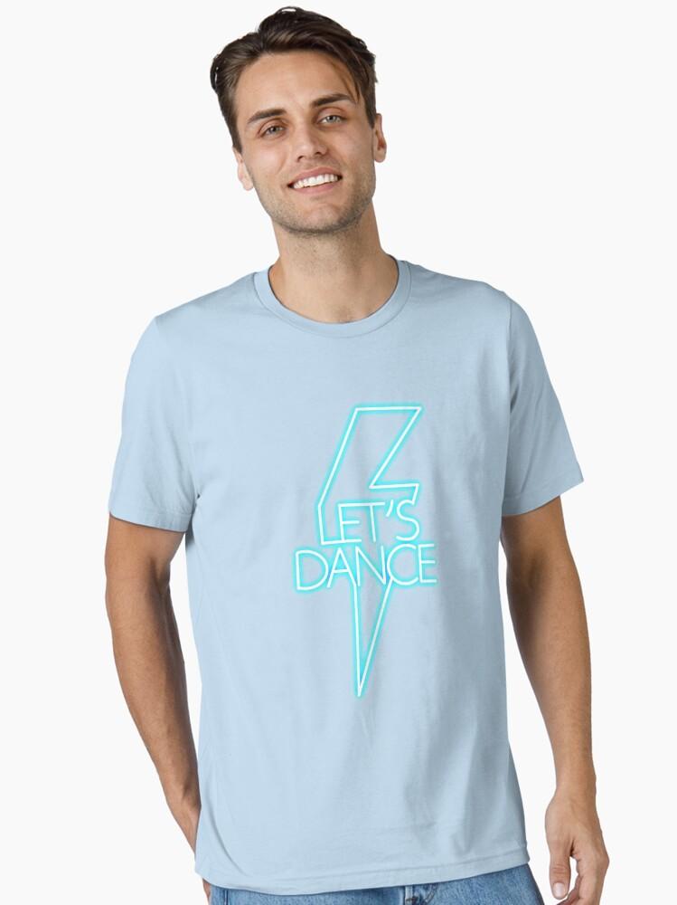 David Bowie Lets Dance Bolt Blue Essential T-Shirt