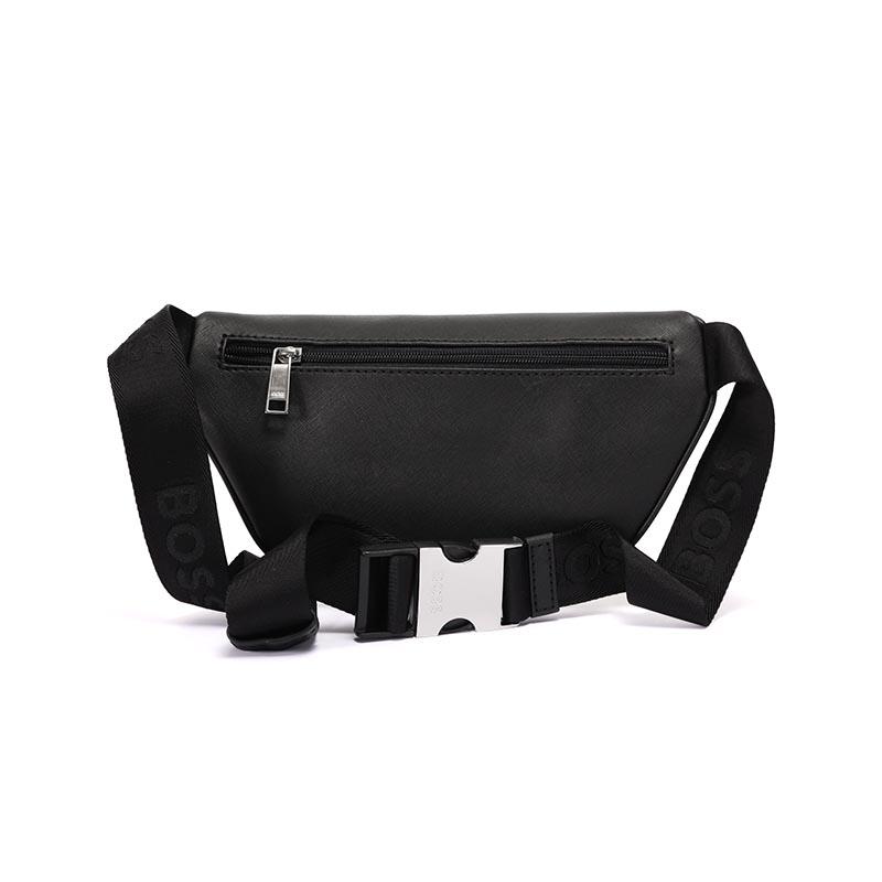 Hugo Boss Leather Crossbody Bag Men bags Black 50485597-001