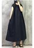 Elegante Vestido de Verano Retro Francés - Tallas Grandes, Corte Holgado, Favorecedor y Elegante