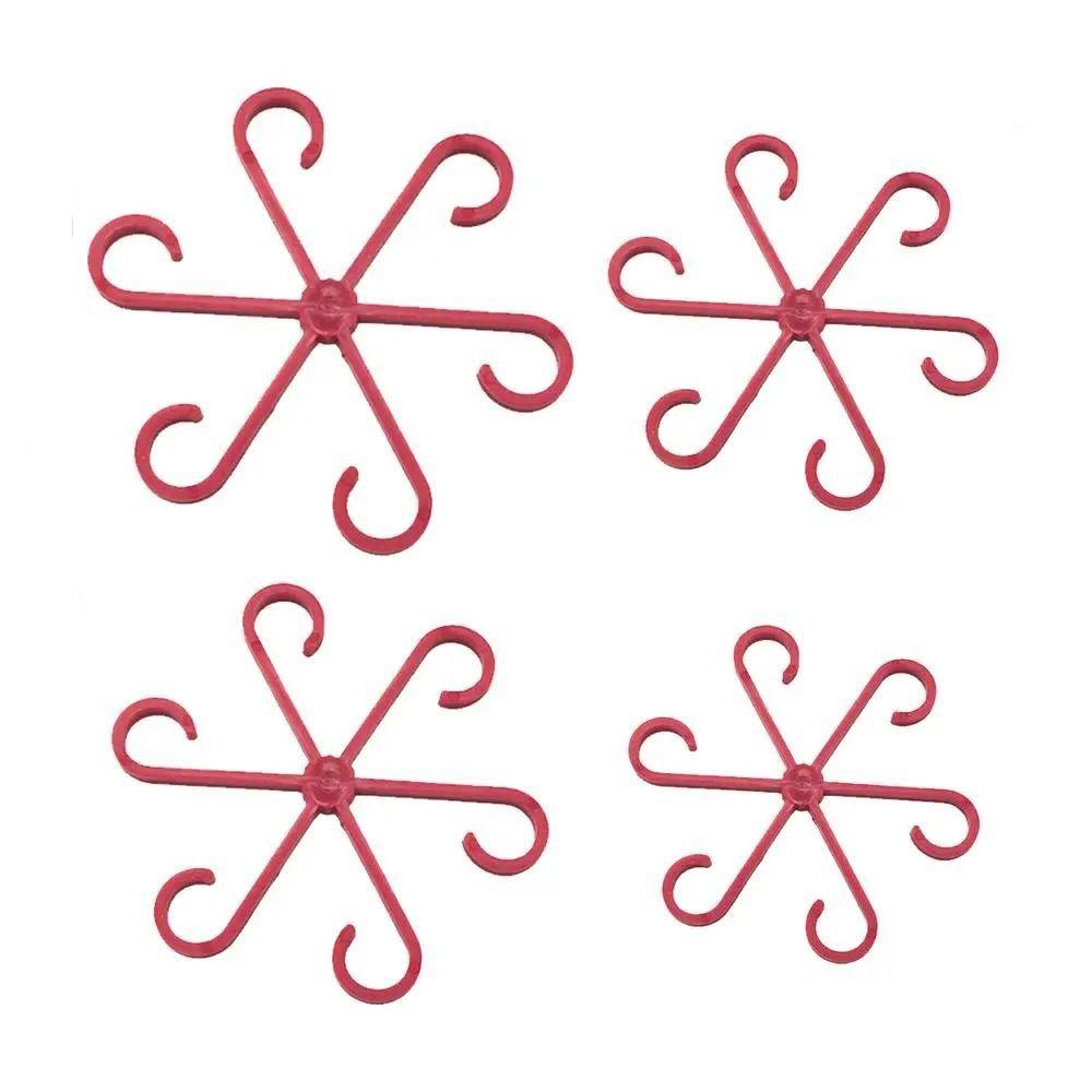 

4pcs Plastic Plant Stem Folding Frame Efficient Plant Stem Holder Climbing Plants To Grow Upright