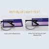 Fashion Unisex Square Plain Glasses for Men Women Metal Frame Glasses Polygon Eyeglasses Gentle Black Anti Blue Light Glasses