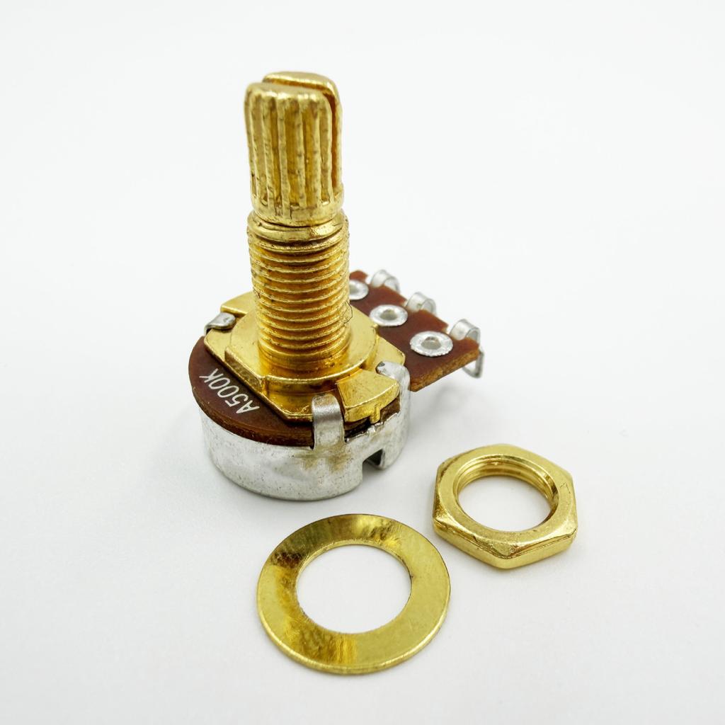 18MM Small Electronic A/B/500K/250K Electric Guitar and Bass Potentiometers Volume and Tone Knobs Tuning Switches