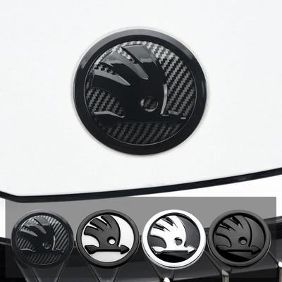 2025 Jauns 80mm 90mm ABS Emblēma Skoda Fabia 1 2 Octavia a7 RS Superb Rapid Yeti Karoq Vision Automašīnas Priekšējai Aizmugurējai Bagāžnieka Vāka