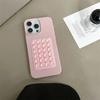 Luxury 3D Suction Cup Stand Lichee Pattern Phone Case for Xiaomi Redmi Note 14 13 12 Pro Plus 5G 11 12S 10 Redmi 14C 13C4G Cover