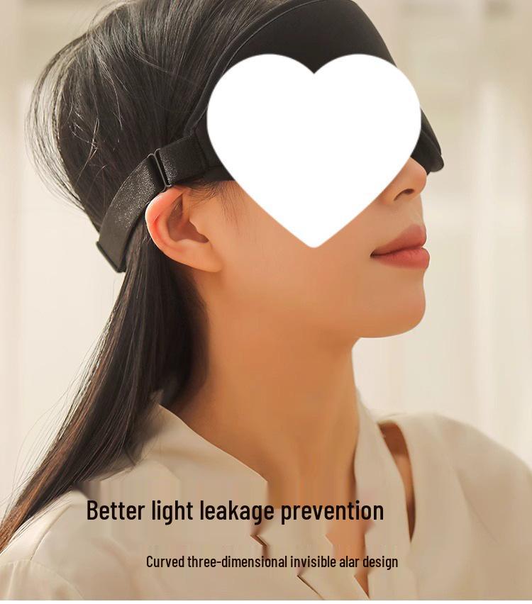 Nasal Wing Memory Foam Blackout Eye Mask for Sleep and Eye Fatigue Relief