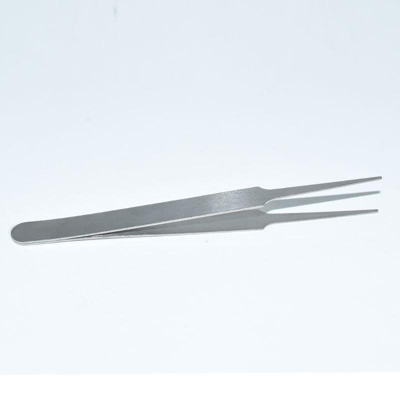 DIY Nail Art Tweezers: Straight & Curved Heads, Small Size, for Craft Accessories, Diamond Stickers, Beads, and Clips.