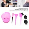 Hair Colo  Dyeing Kit Professional Salon Portable Ear   Dye Brush Mixing Bowl Tool Set
