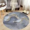 Crystal Velvet Simple Round Floor Living Room Bedroom Office Sofa Carpet Washable Dirt-resistant Non-slip Floor Cushion