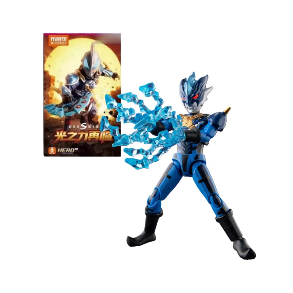 Blokees Ultraman Building Blocks Star Version S Wave 1 Genuine Geed Tiga Assembled Action Figure Toy In Stock