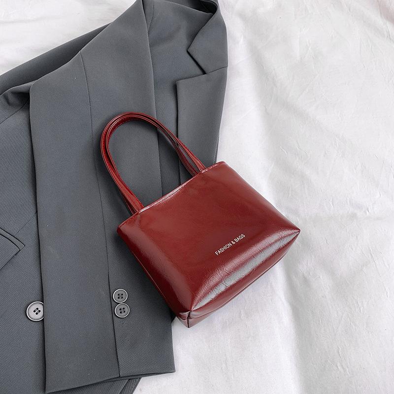 New Niche Tote Bag Summer Simple and Versatile Solid Color Simple Hand Bag Casual Commute