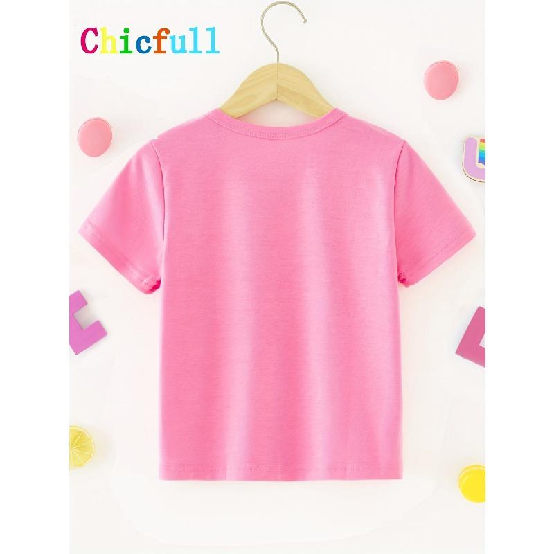 European Size A Easy and Creative Casual T Shirt with A Heart Print Perfect for A Girl Who Loves To Dance