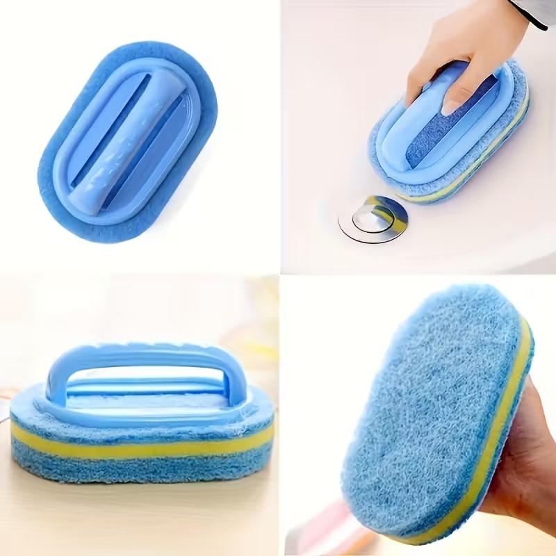 Multi-purpose Heavy-duty Cleaning Brush - Kitchen, Bathtub & Floor Scrub Sponge for Tough Stain Removal