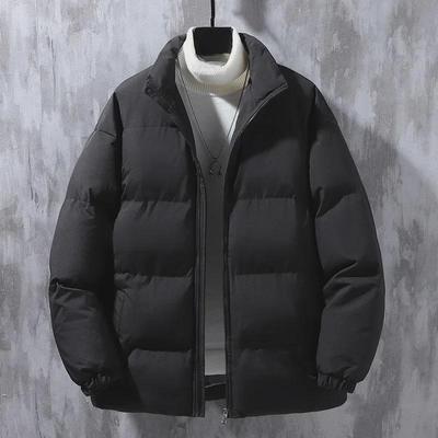 Men's Trendy Short Down Cotton Coat - 2023 Autumn/Winter Collection with Thick Stand Collar