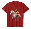 Horse Girl Western Riding Pony Watercolor Horse T-Shirt