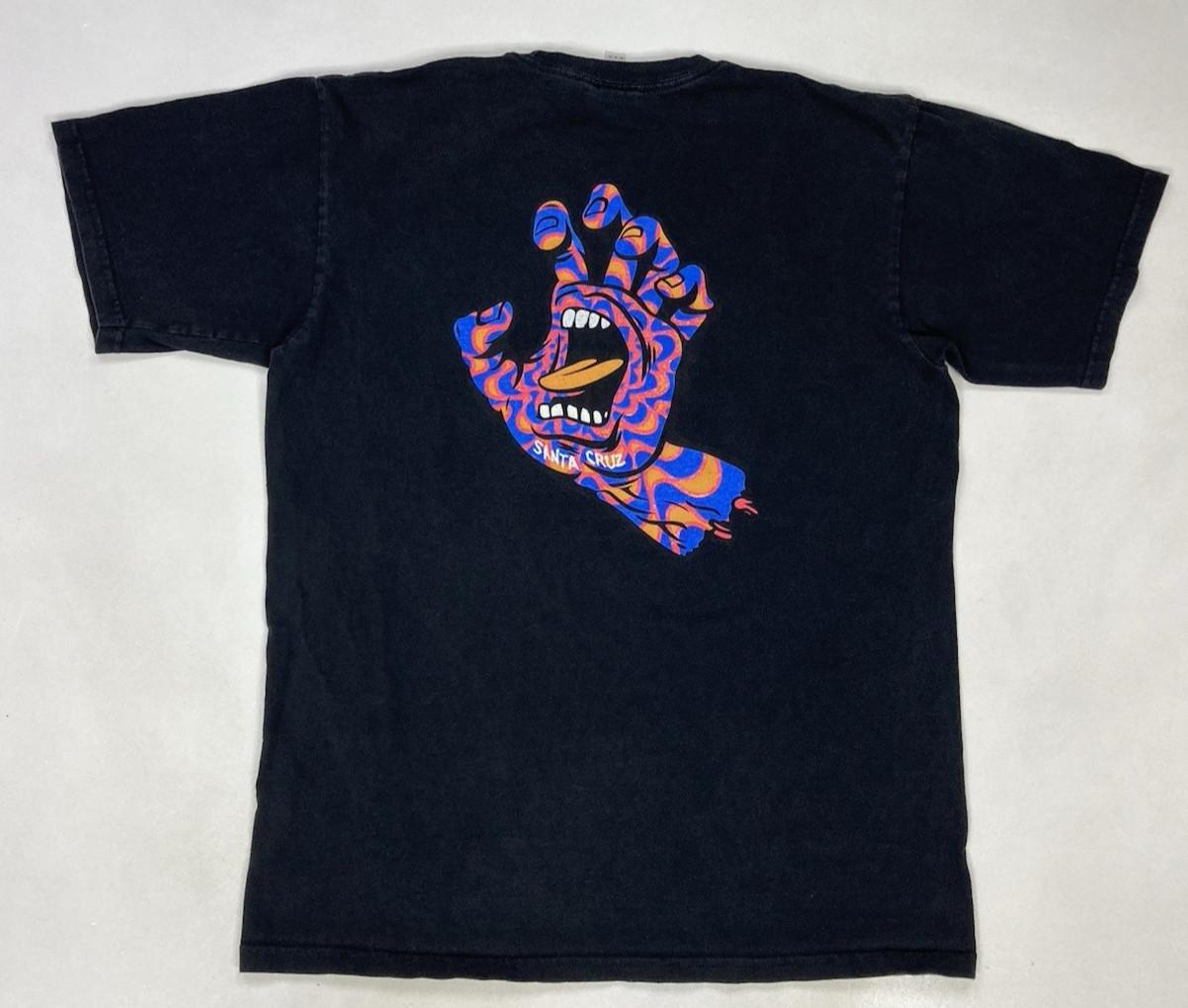 Santa Cruz Skateboards Screaming Hand Graphic T-shirt Men Medium Black XXXL