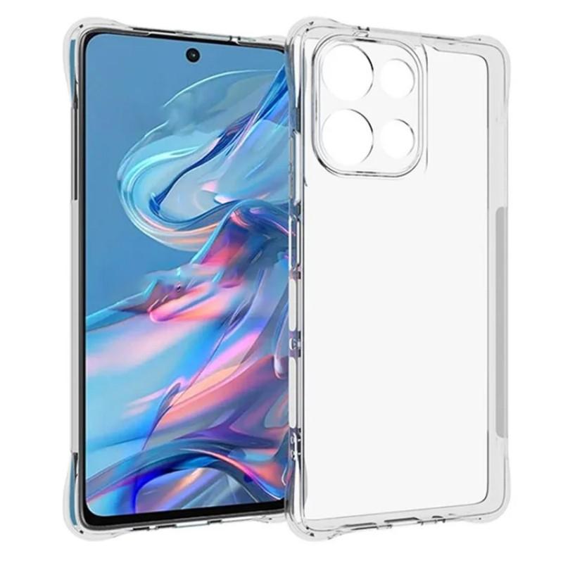 For Motorola Moto G75 5G Clear TPU Case WANLONFENG TM Series 2.0mm Phone Back Cover