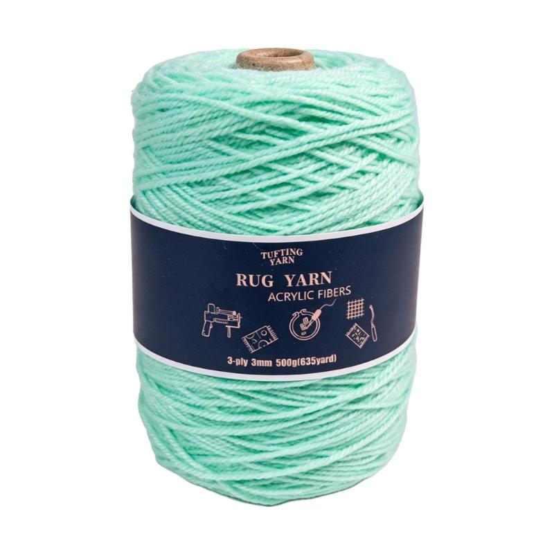 Long Time Use Tufting Yarn In Bright Color Great For Rugs And Decorative Textiles