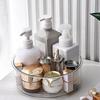 Tavă rotativă la 360°, organizator de frigider Lazy Susan, platan turnant, tavă de depozitare transparentă pentru alimente, organizator de condimente, organizator de bucătărie