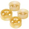1 10 Racing RC Car Wheel Plastic Wheel Hub RC Car Spare Accessory On Road Racing Car(Gold )