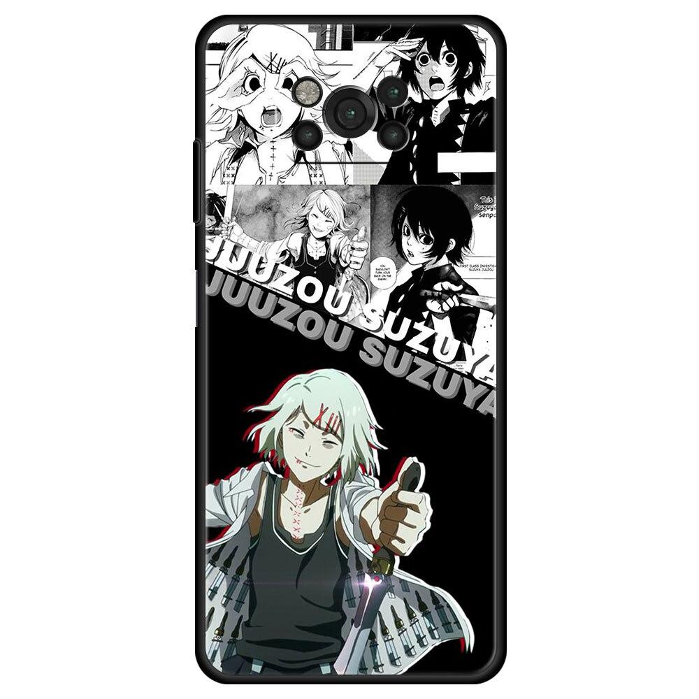 

Чехол для Xiaomi poco x3 pro x3nfc x3pro mi 12 12pro 12x 11 lite 11t Funda 9t 10t, чехол Кен Канеки Тоука Киришима Ризе Камиширо Poco F3