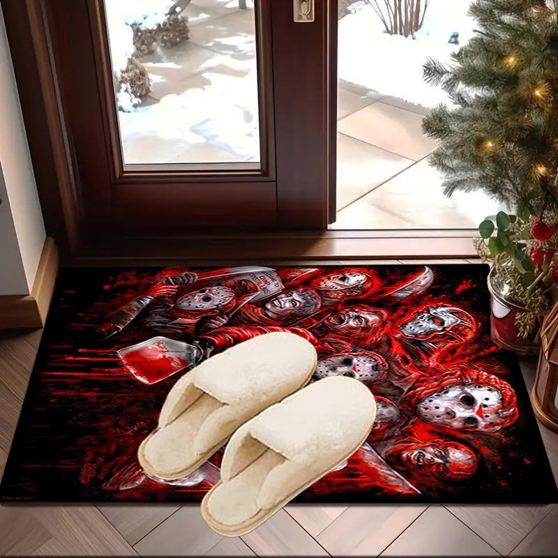 Horror Movie Characters Carpet, Chair Rug,Rug for Office Bedroom living rooms, Doormat decor Fan Gift Christmas Gift
