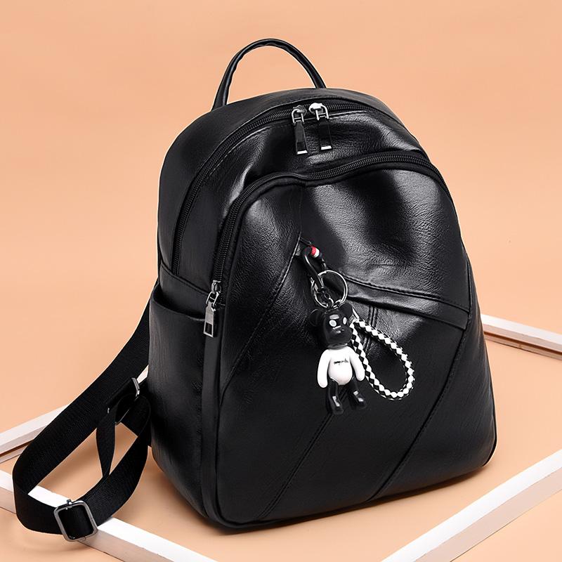 Elegant Women's Lightweight Backpack - Large Capacity, Adjustable Shoulder Strap, PU Material, Great for Travel and Daily Use