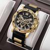 Silicone Strap Men Sports Watch Arabic Dial Business Quartz Wristwatch Reloj Hombre (Without Box)