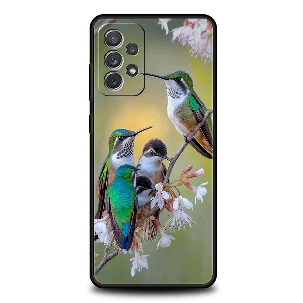 Hummingbird Phone Case For Samsung Galaxy A17 A07 A55 A35 A25 A15 A05s A33 5G A31 A23 A21s A13 A41 A73 A53 A51 A71 A03 S10 Cover