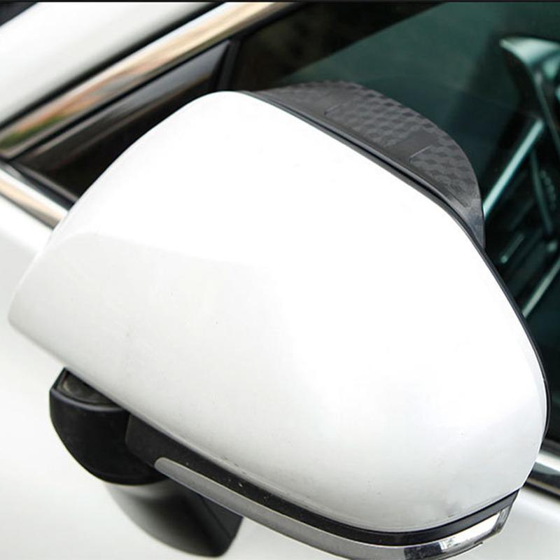 For Hyundai Starex H-1 H1 2018 Car Rear View Mirror Rain Eyebrow Protector Cover Guard Sticker Accessories