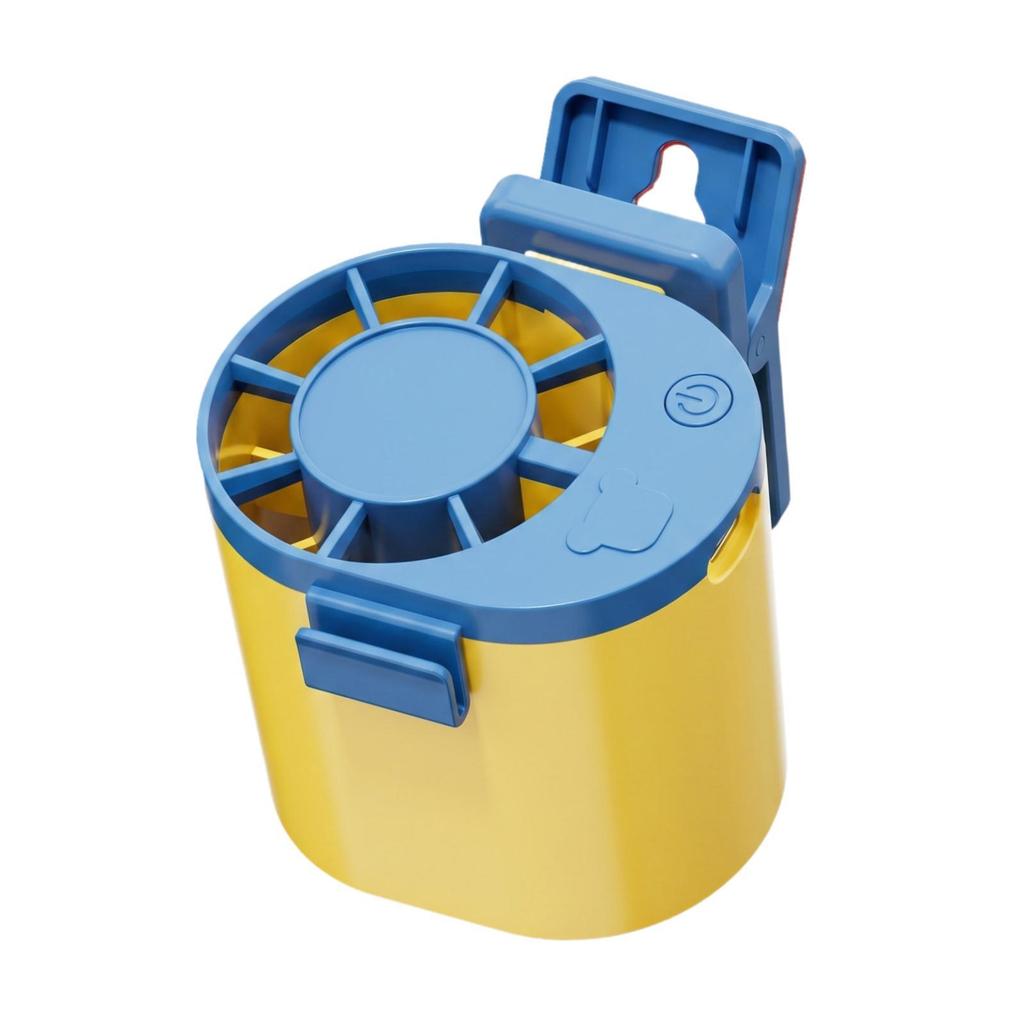Portable Waist Clip Fan, 3 Speeds Portable Rechargeable Wearable Belt Fan for Travel