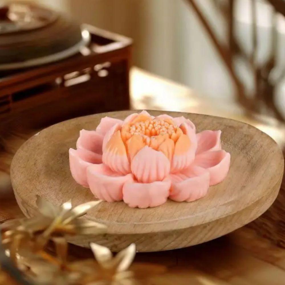 Chinese Style Lotus Mousse Cake Mold Non-stick Pudding Mold  For Jelly Ice Cream